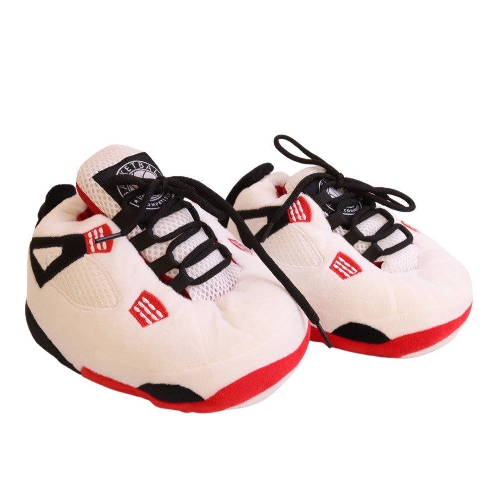 KIDS LKJ 4 Style White Retro Mid Top Unisex Trainer Slippers