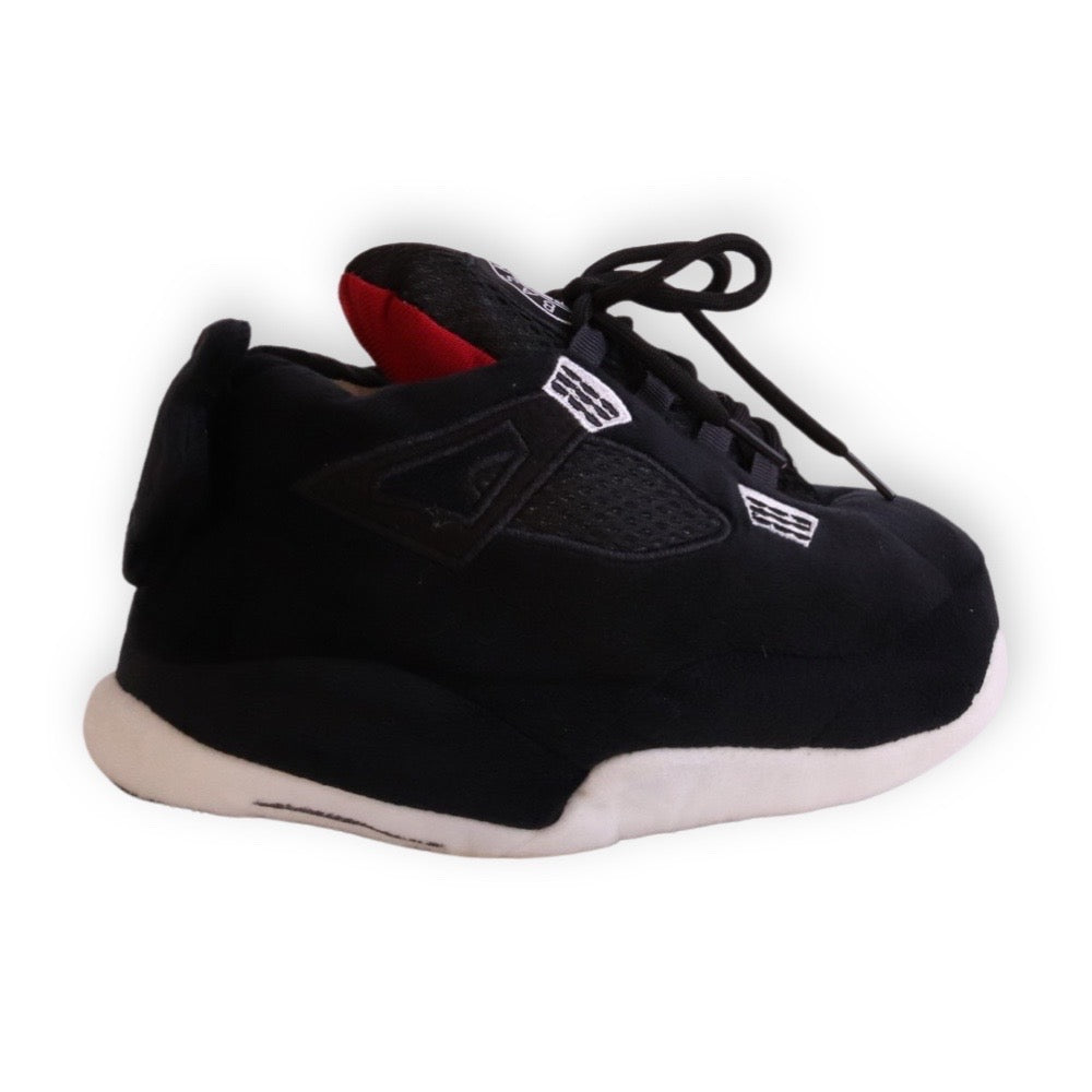KIDS LKJ 4 Style Black Retro Mid Top Unisex Trainer Slippers