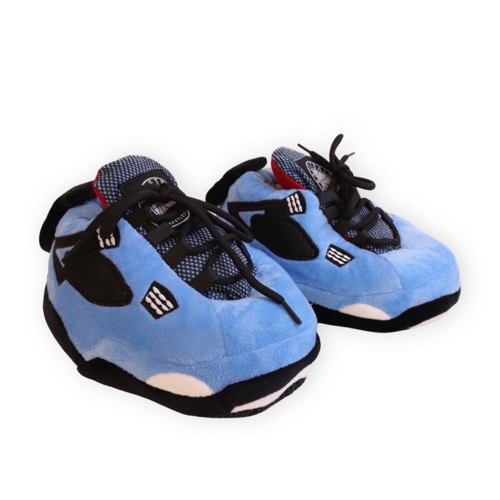 KIDS LKJ 4 Style Blue Retro Mid Top Unisex Trainer Slippers