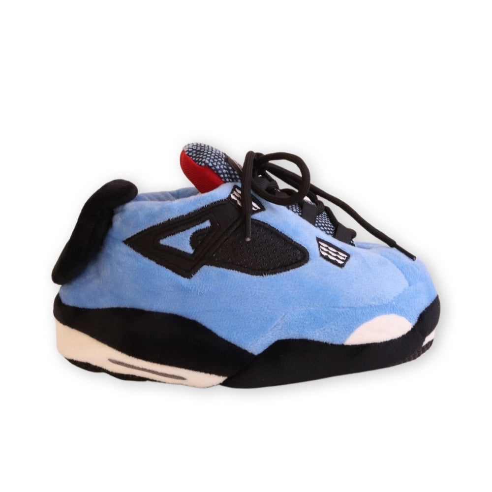 KIDS LKJ 4 Style Blue Retro Mid Top Unisex Trainer Slippers