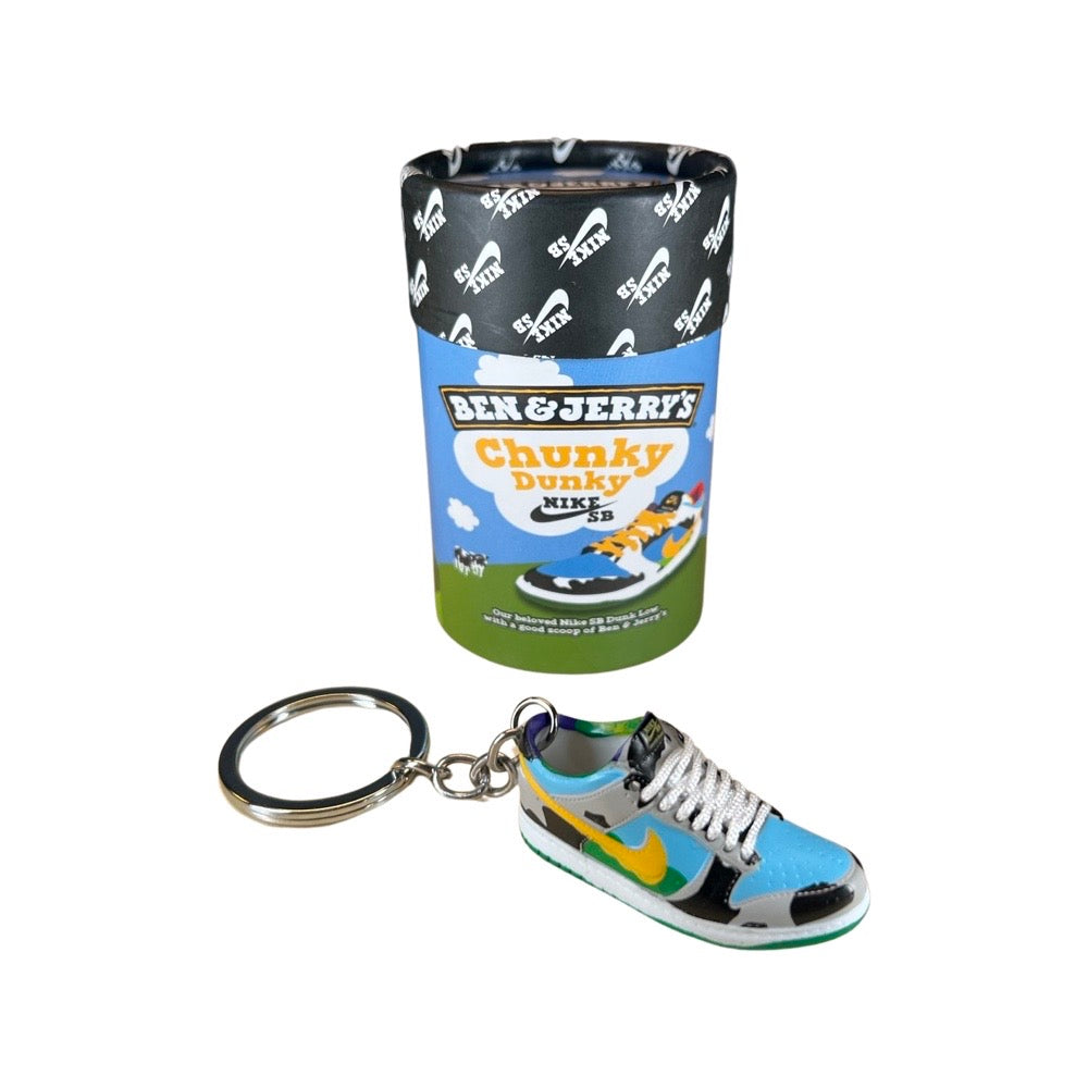 LKCD Low Dunks Trainer Keychain With Mini Jerry Nike Shoe Box