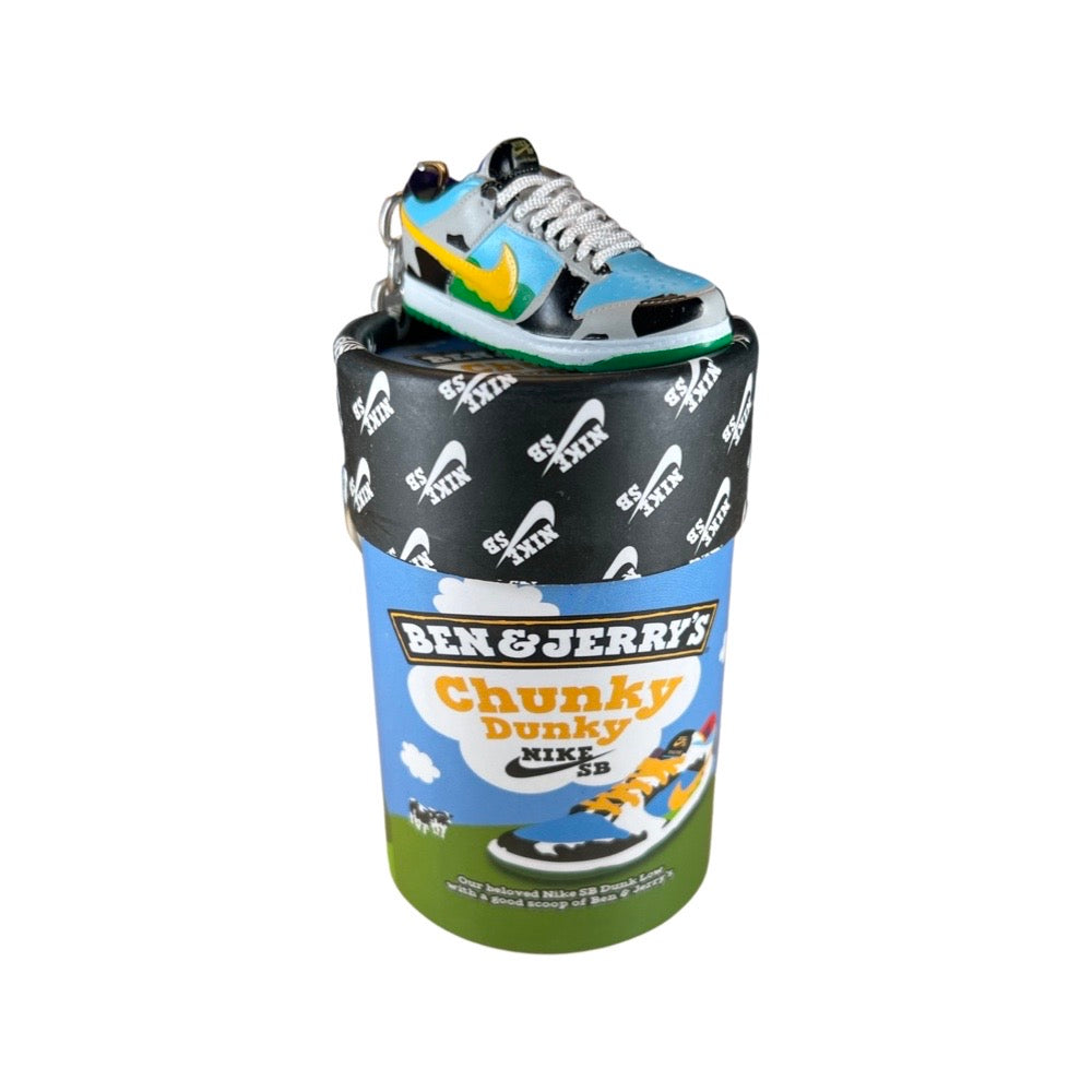 LKCD Low Dunks Trainer Keychain With Mini Jerry Nike Shoe Box