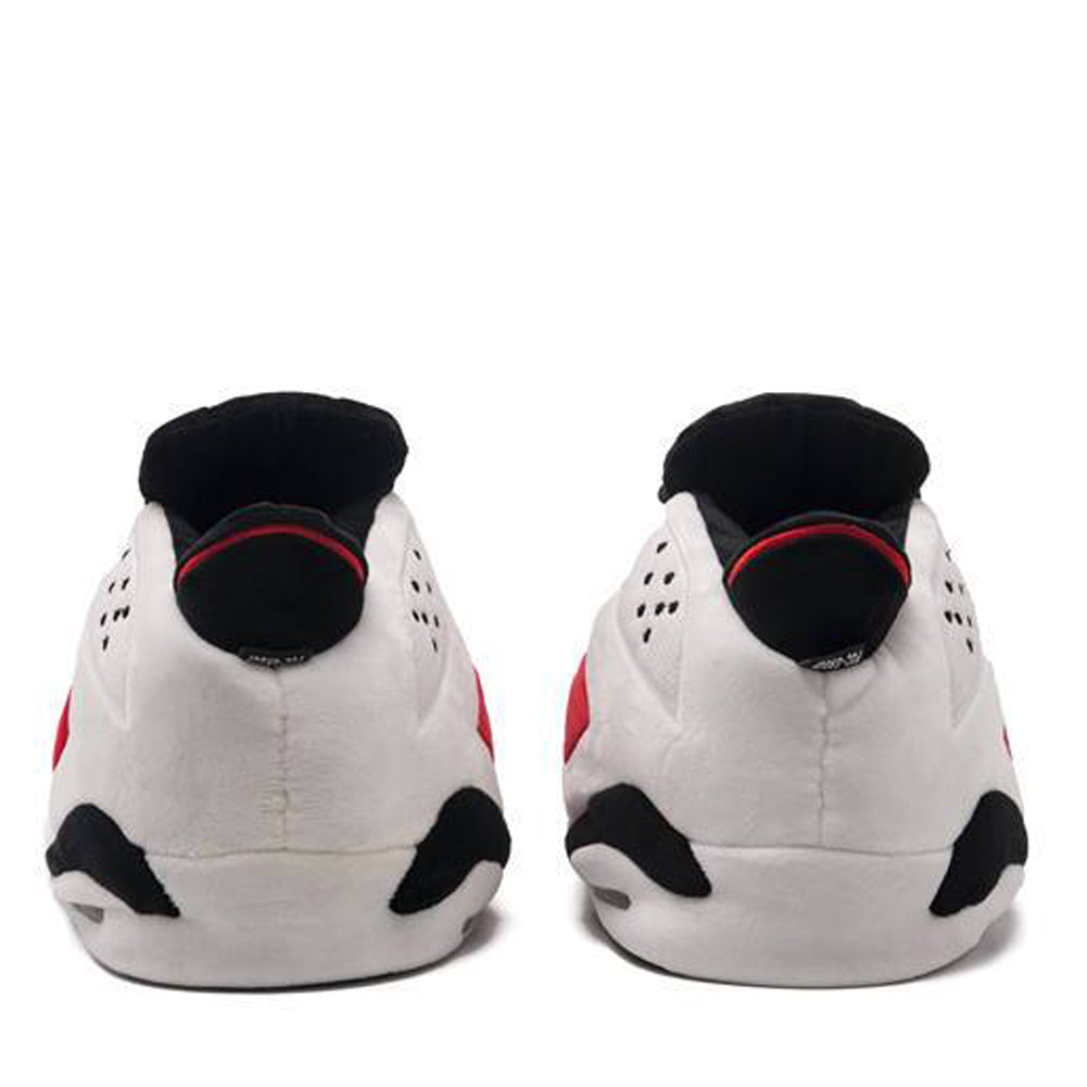 LKJ 6 Retro White Hi Top Trainer Sneaker Slippers