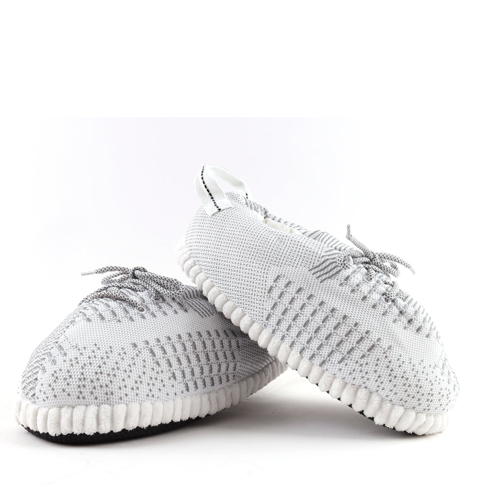 LKZY Boost 350 V2 Reflective Luminous White Grey Trainer Sneaker Slippers