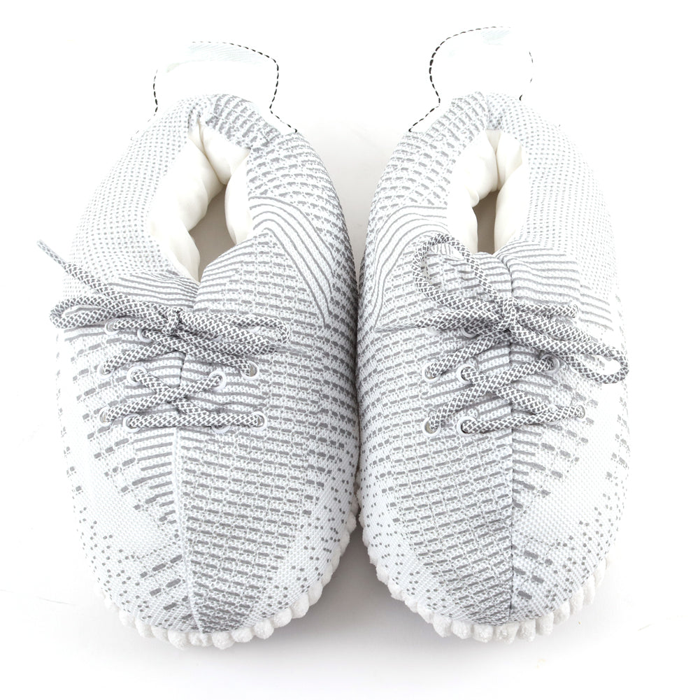 LKZY Boost 350 V2 Reflective Luminous White Grey Trainer Sneaker Slippers